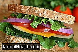 En salat sandwich er crunchy og lækre.